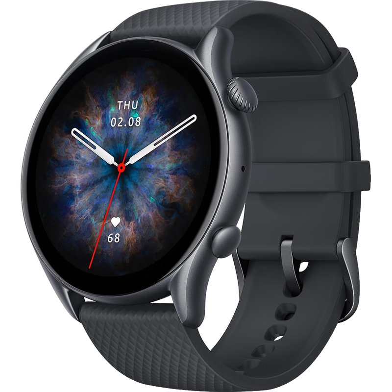 AMAZFIT 華米 躍我智能運動(dòng)手表GTR 3 Pro 藍牙 NFC 血氧心率監測 GPS定位 50米防水 長(cháng)續航 健康手環(huán)