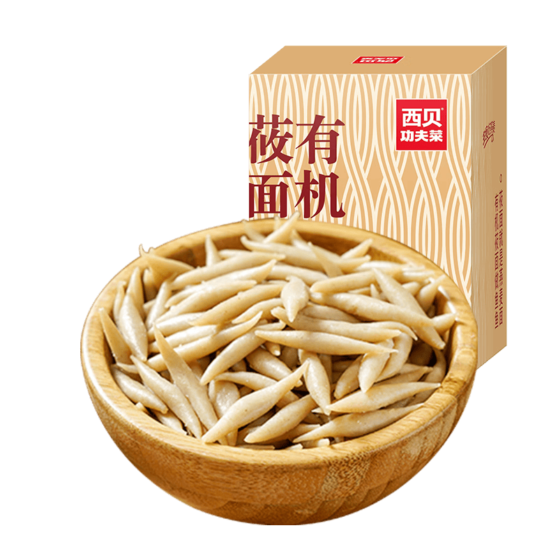 西贝莜面村莜面鱼鱼600g 杂粮儿童早餐面条半成品速食粗粮面点生鲜
