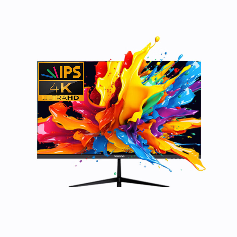 酷开创维酷开27英寸4K超清IPS硬屏显示器窄边可壁挂家用低蓝光广视角超薄游戏办公电脑液晶显示屏27K6