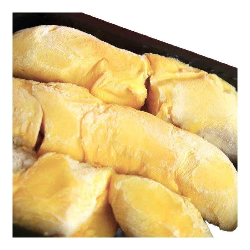 晨木鲜生 泰国进口金枕榴莲肉 冷冻榴莲果肉 新鲜水果 精选带核净重400g*2