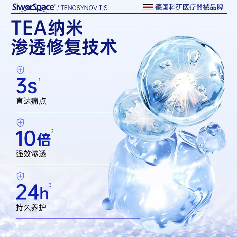 凯迪乐腱鞘炎凝胶专用膏药腱鞘炎贴大拇指手指关节疼痛手指喷剂热敷贴膏 一盒装【德国进口】 0盒*0g 锦中医远红外骨痛贴腱鞘炎