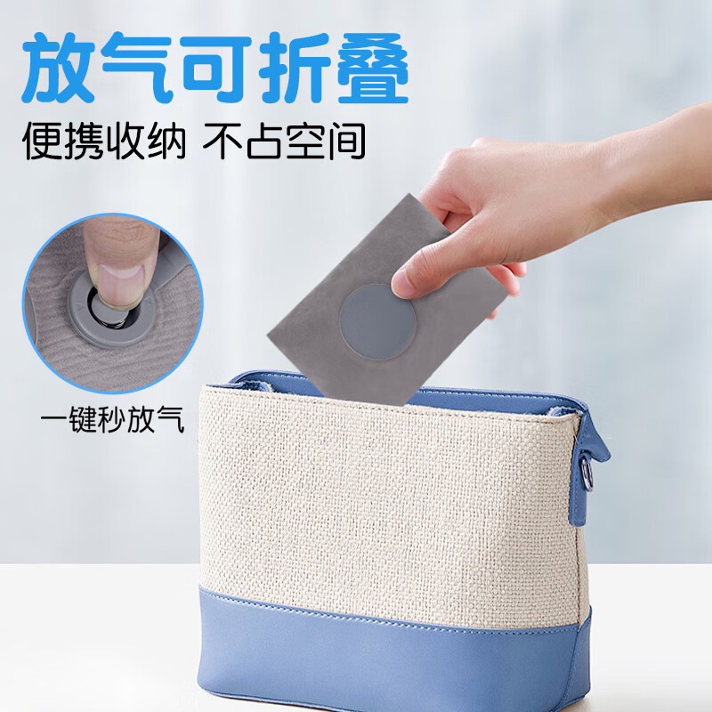 蹬捷长途坐飞机睡觉神器充气腰垫护腰靠国际航班经济舱便携久坐出差 【顶腰腰靠】+送收纳袋 无规格