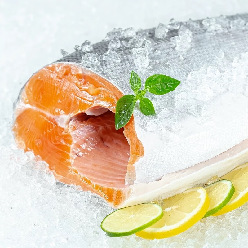 LZJV进口冰鲜三文鱼整条桑福德帝王鲑 法罗皇冠 挪威三文鱼大西洋鲑鱼 挪威三文鱼【423】整条 16斤