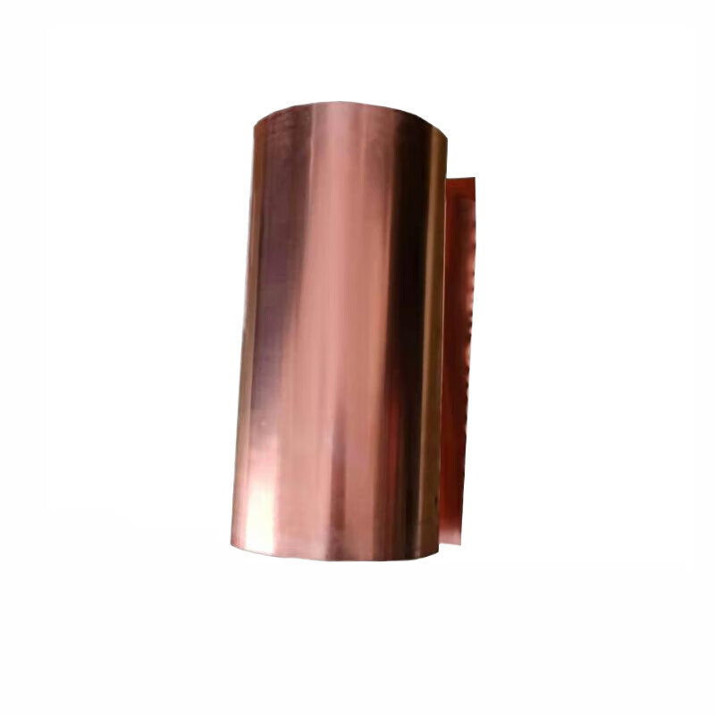高純銅箔 銅片 銅帶 紫銅 板電解導(dǎo) 電電極  銅卷陽陰級 0.01mm*100mm*1米