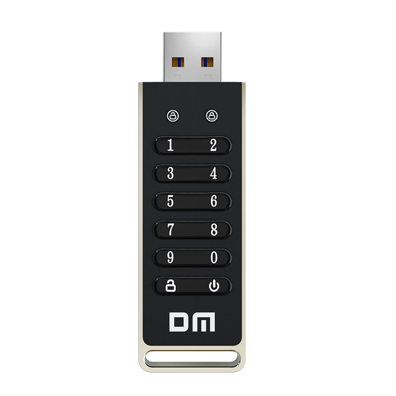 DM  PD036数字加密U盘  数据加密无懈可击 脱离设备自动上锁 32GB