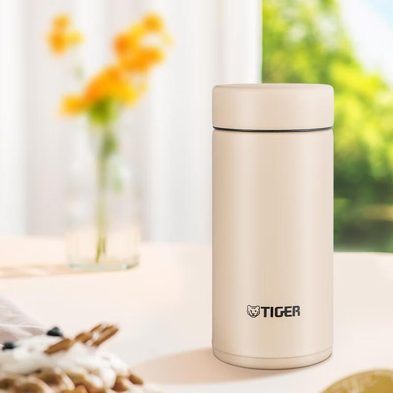 虎牌（TIGER）迷你口袋杯轻量便携双层真空保温保冷杯MMP-B20C-CZ海岸黄200ml