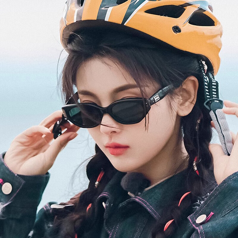 GOGOSOONrococo章若楠同墨镜猫眼板材高级感太阳镜女款新款防紫外线近视
