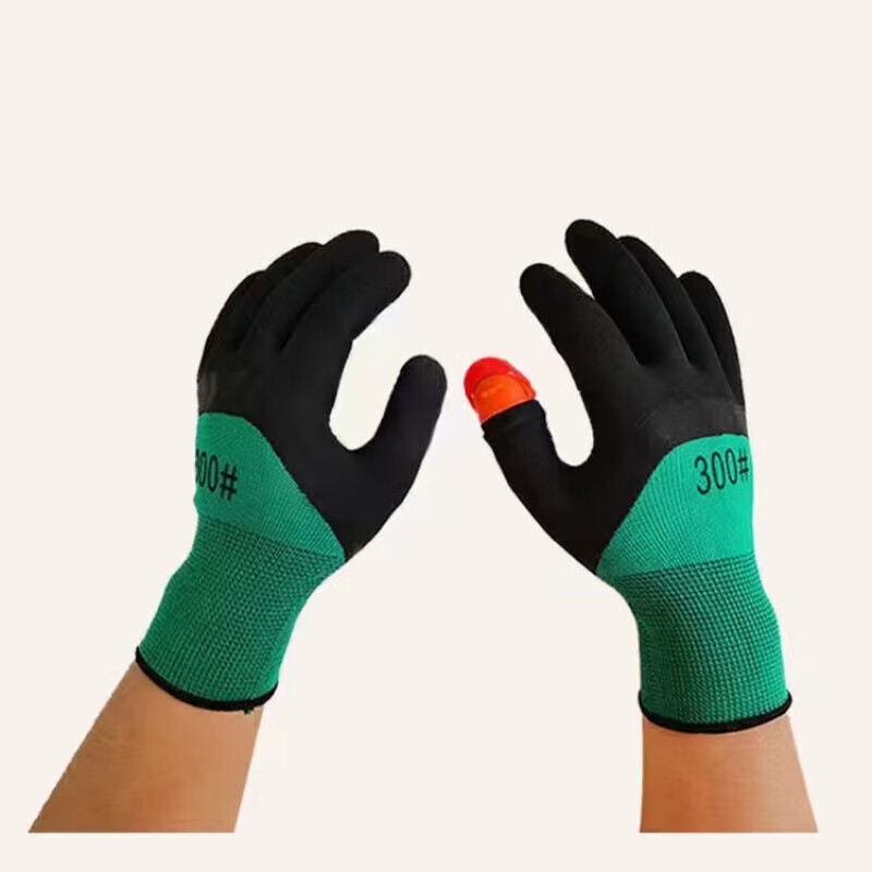 多功能拇指加厚采摘手套摘花椒摘菜摘豆角掐尖农用剥蒜防刺手套 一双