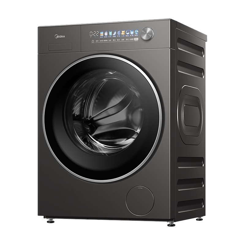 美的（Midea）滚筒洗衣机全自动家用国家补贴 10/12公斤大容量 单洗/洗烘一体机 家电一级能效 以旧换新 【12KG无烘干L5】医护级除菌+高能去渍