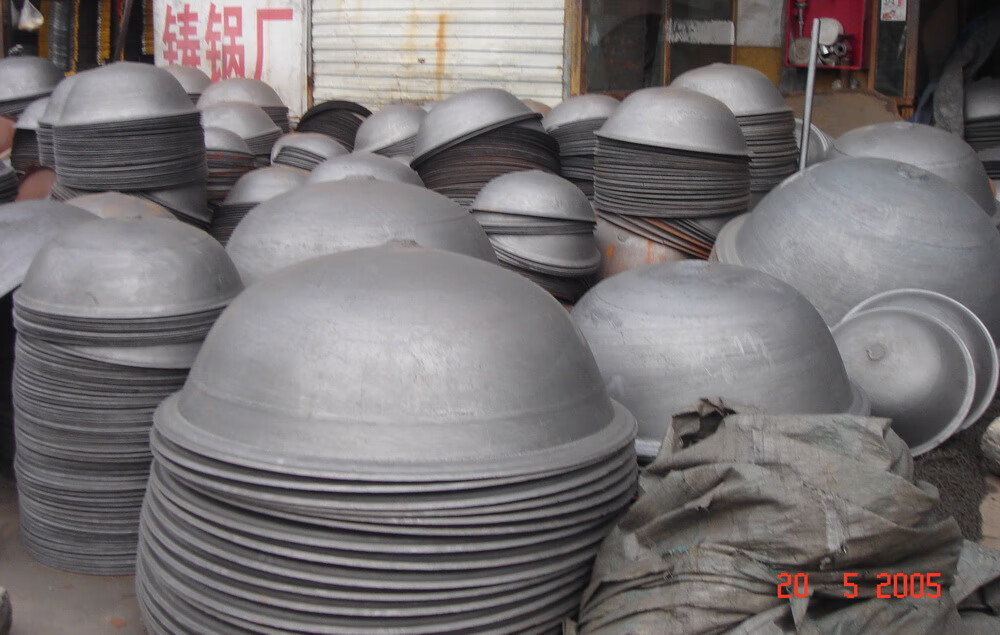 安骏加厚老式铸铁锅生铁锅特大锅传统炒锅炖锅食堂大锅大印锅大2米 外