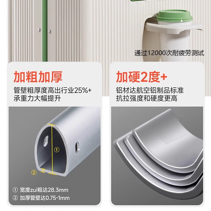 成晟行李箱行李箱可上飞机18寸行李箱行李箱小型小行李箱拉杆箱密码箱 白绿【拉链款单手开箱大容量深仓】 20英寸