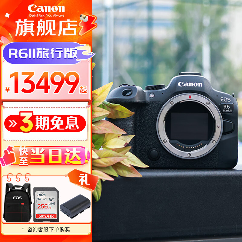佳能（Canon） EOS R6二代全画幅高端专业微单数码照相机视频直播高清相机 R6二代单机身（不含镜头）