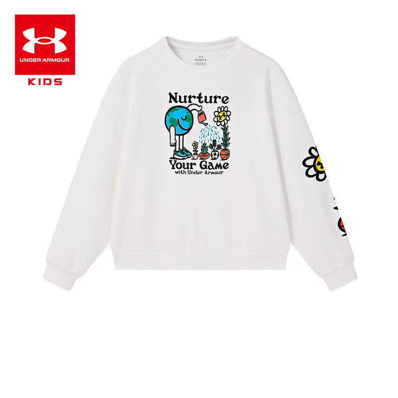 安德玛童装合集 先领2张补贴卷 plus69.55元 趣味印花圆领长袖T恤 - 线报酷