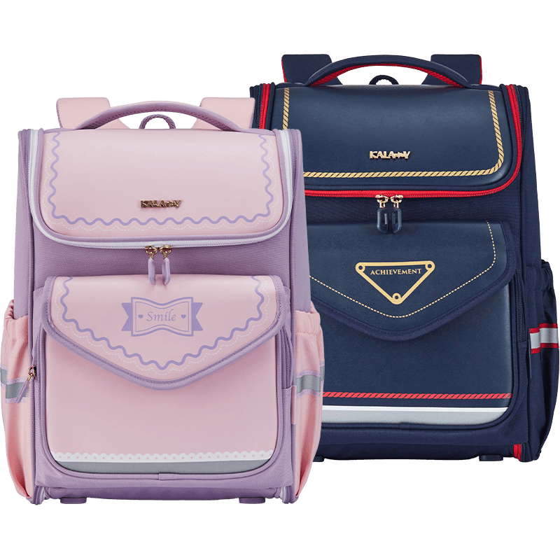 卡拉羊书包小学生1-3-6年级儿童护脊防下坠减压男女生背包双肩包