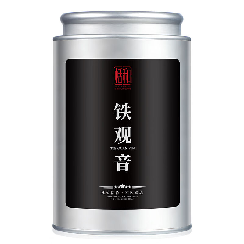 恬和茶叶安溪铁观音特级兰花香清香型正宗乌龙茶茶叶100克罐装