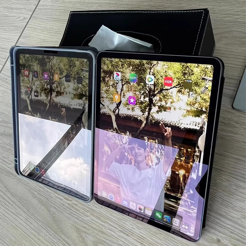 膜力佳ipadar膜air7钢化膜适用苹果平板A16防蓝光保护膜air6/5抗反光3A类纸膜可拆卸pro11代护眼屏幕膜 【超清增透钢化膜】AR涂层质保/全屏不开刘海 iPad Mini4(7.9英寸)