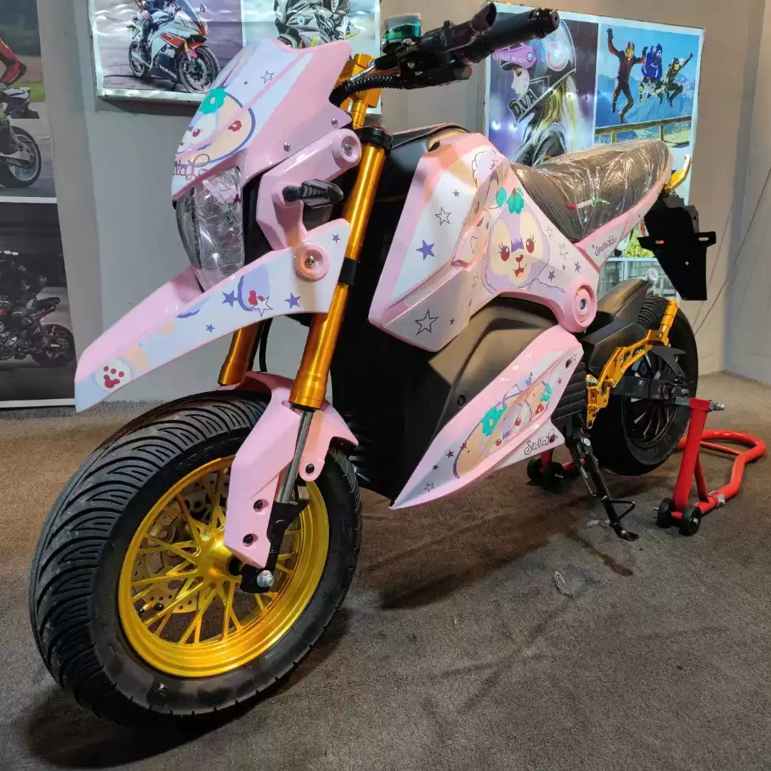 旭杉斯新款国标电动小猴子m5电动车72v96v改装学生男女电瓶车大功率