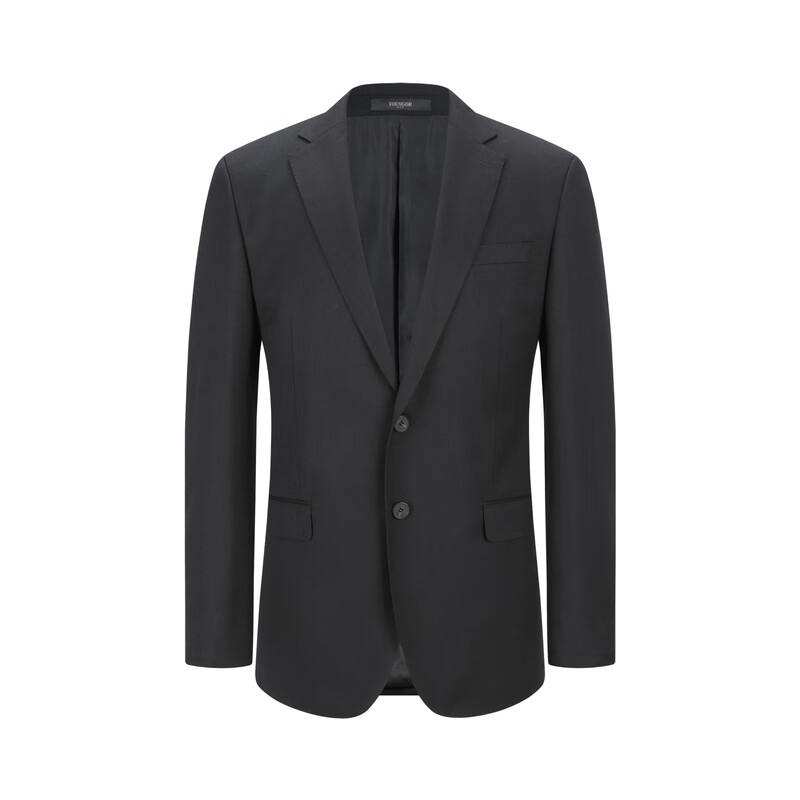 雅戈尔【商场同款】西服男士秋冬套西YOTN217298AJY上衣 黑色YOTN217298AJY上衣 M 170/92A