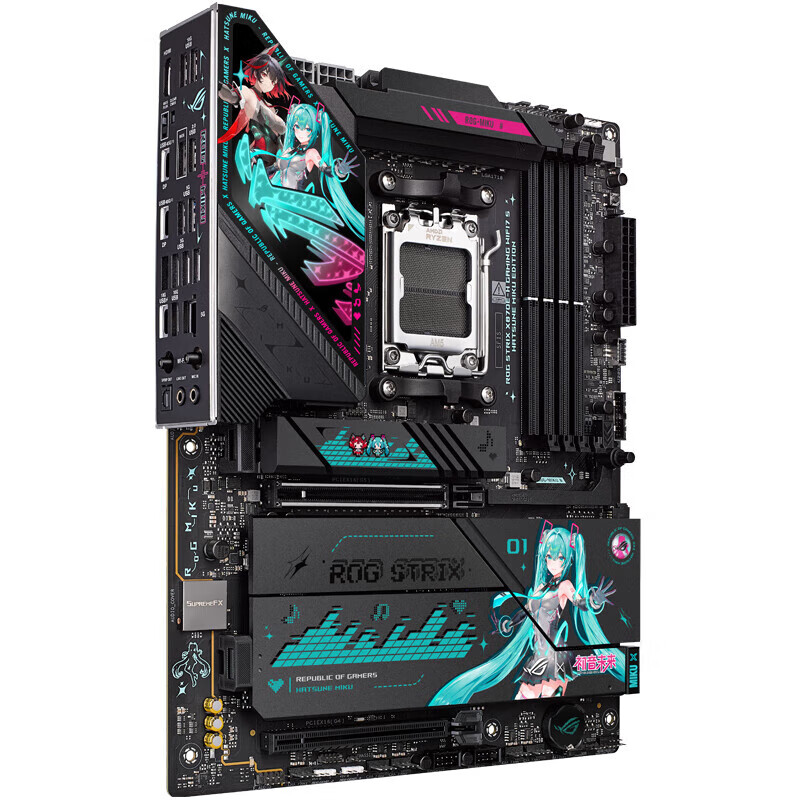华硕 ROG STRIX X870E-H S MIKU初音未来二次元电竞 图 3