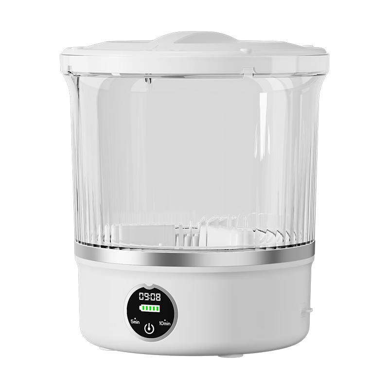 奥特优内裤内衣洗衣机洗衣杯洗袜子内衣裤专用迷你洗衣机洗脱一体小型半全自动洗袜子神器宿舍便携清洗机 标准款【3L无脱水】免安装|全方位洗漂 2025新款