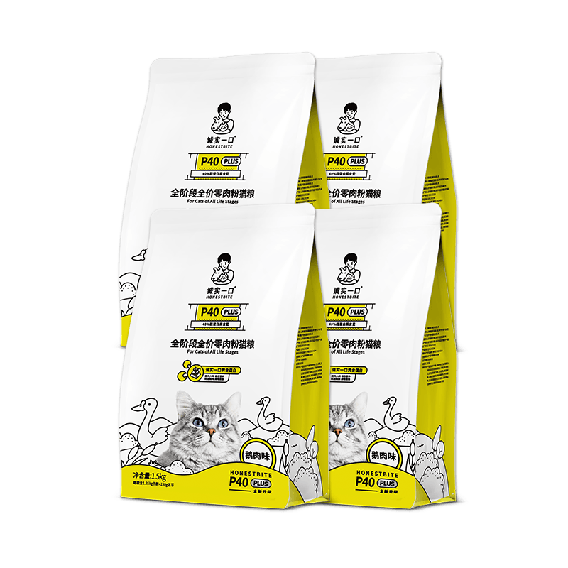 ��ʵһ�ھ���P40PLUS����ζè��1.5kg*4��