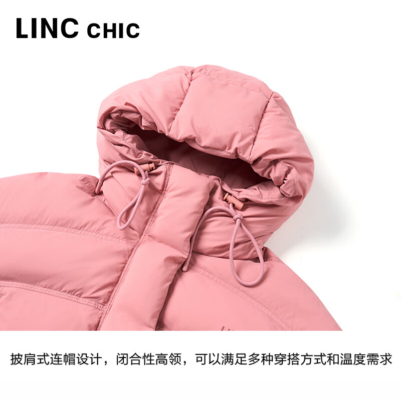 金羽杰2025冬季新品立领羽绒服女装短款轻暖宽松休闲防寒衣服Y25802125 新蜜桃粉 S 适合135斤以下