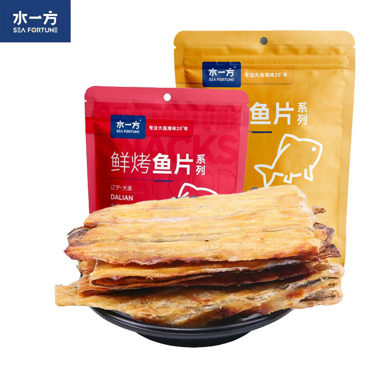 水一方烤魚(yú)片現烤鰻魚(yú)片 80g 大連特產(chǎn)手撕海味零食網(wǎng)紅原味休閑即食 現烤鰻魚(yú)片80g*1袋