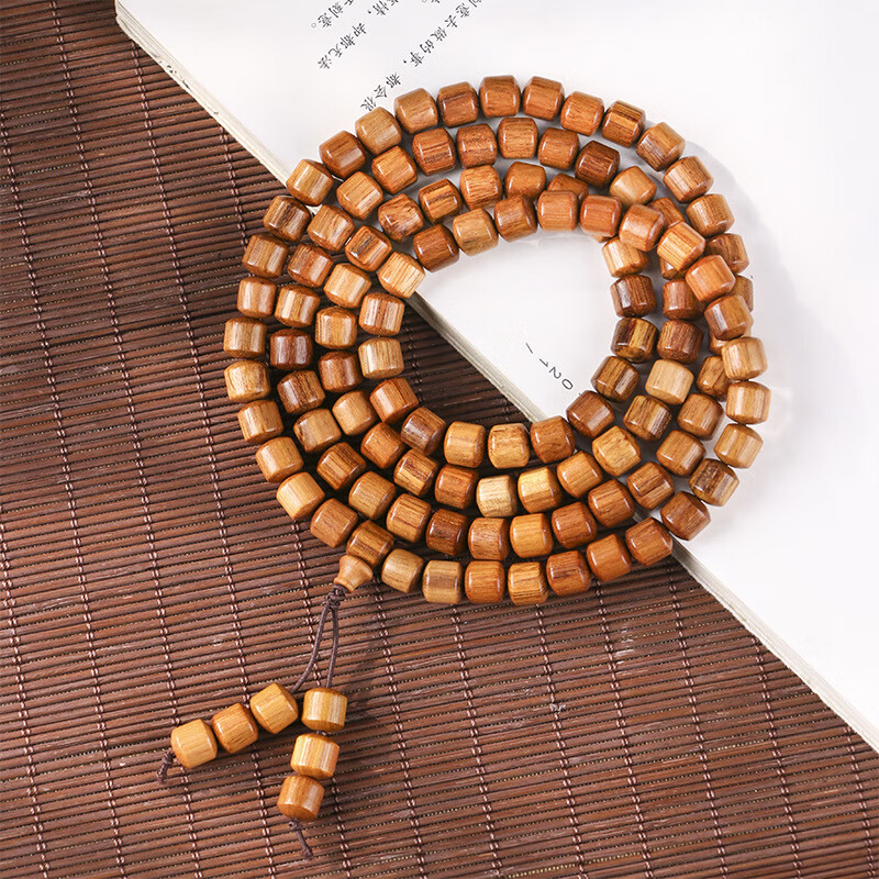 正宗贡木108颗桶珠 diy手工编织佛珠手串念珠男女款文玩手串