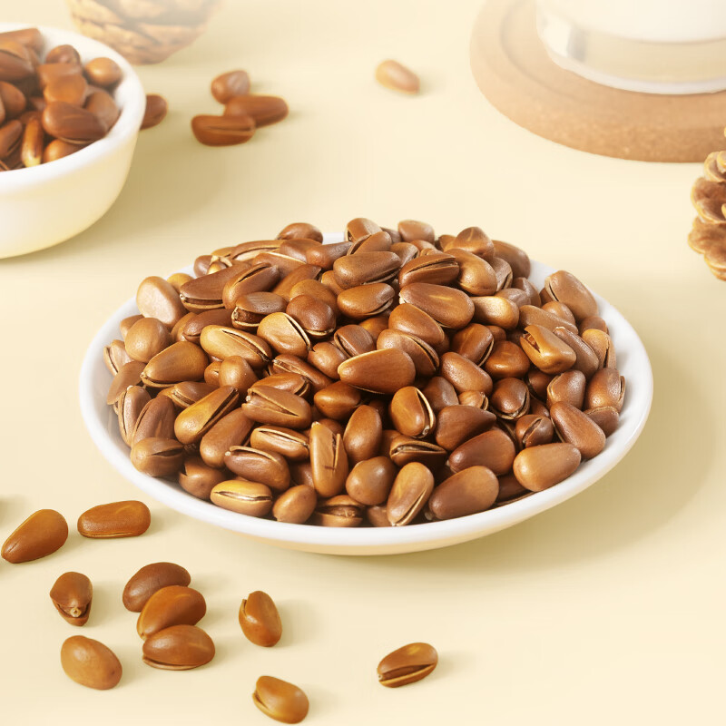 1号会员店 东北红松子开口500g 坚果炒货零食儿童