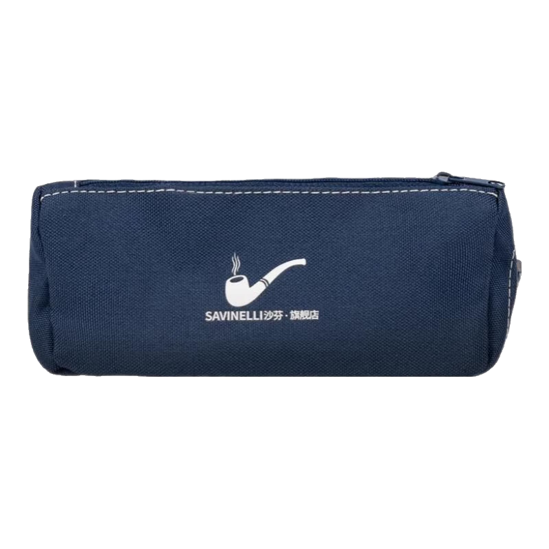 沙芬（SAVINELLI）男士多功能煙斗包帶斗草保濕層配件固定位單斗位便攜收納包 【多功能煙斗包】