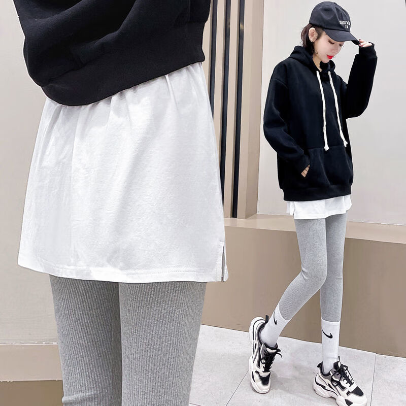 侰丽含棉小屁帘子内搭打底神器叠穿遮屁股帘儿下摆假裙边半身裙女 小