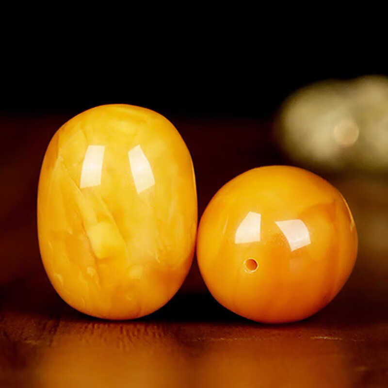 艺香天然老蜜蜡琥珀枣珠桶珠腰顶珠星月菩提108珠金刚手串diy配饰珠