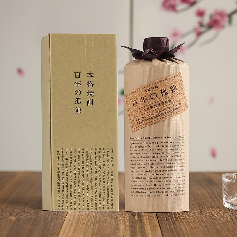 百年孤独日本原装百年孤独麦烧酒百年孤独本格焼酎蒸馏酒40度酒720ml