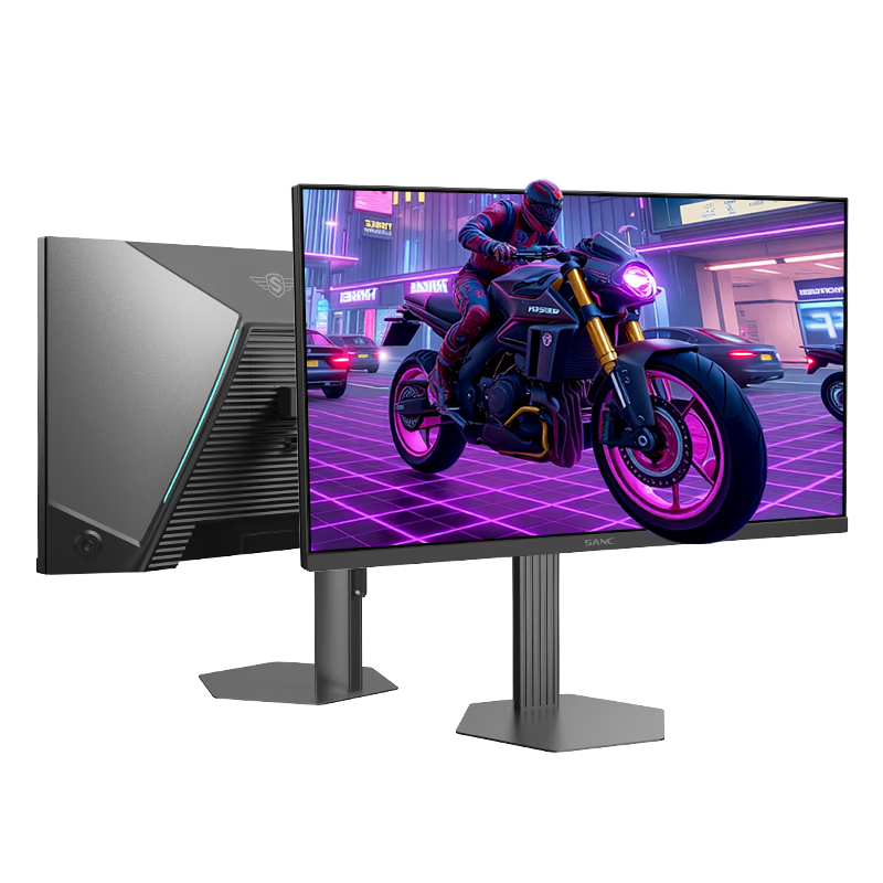 SANC盛色24.5英寸2K320Hz QD量子点MiniLED HDR1000亮度 耳机挂架小夜灯 电竞显示器屏幕 DM55