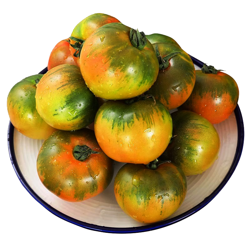 京鲜生 山东碱地精品草莓西红柿400g~450g*1盒高糖水果番茄源头直发