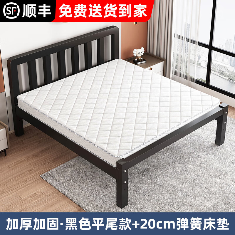 天坛铁艺床双人床家用1.5铁架床单人床简约现代1