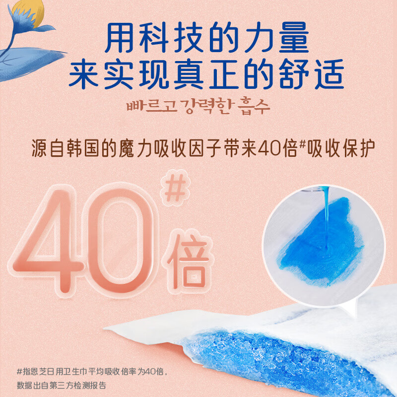恩芝(Eunjee)猫小菲日用卫生巾245mmm夜用290mm量贩式 绵柔透气清爽轻盈舒适 云感日用250mm10片