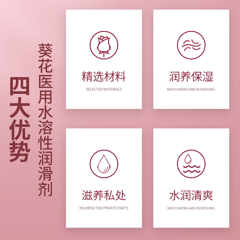葵花阴道干涩润滑剂凝胶更年期同房干燥疼私处增强欲望缩阴紧致医用药 3盒装【一碰就出水】买二送一