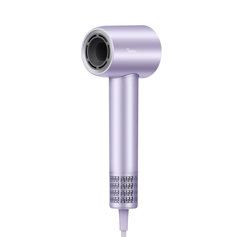 美的（Midea）电吹风机家用大风力速干降噪恒温等离子护发高速电吹风FG208 养护丨速干丨轻音丨流光紫