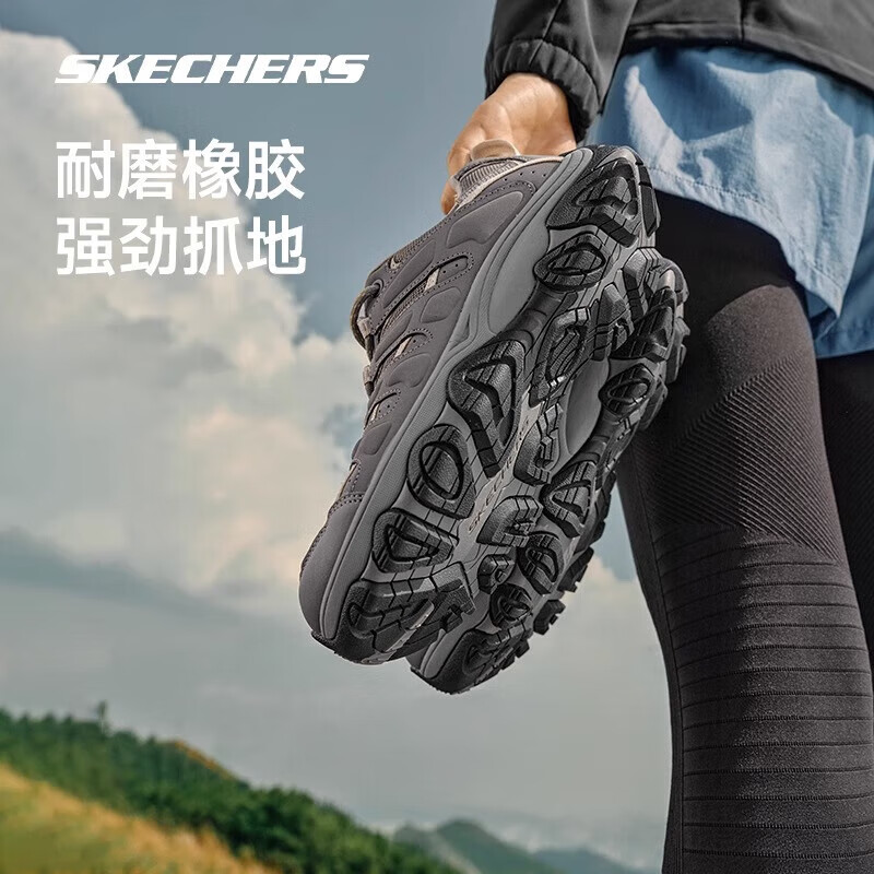˹���棨Skechers����ɽح��Ůͬ���Ь�ﶬ��ͽ�����������ĥ���������˶�Ь Ů��-��ɫ/GRY 37 234Ԫ