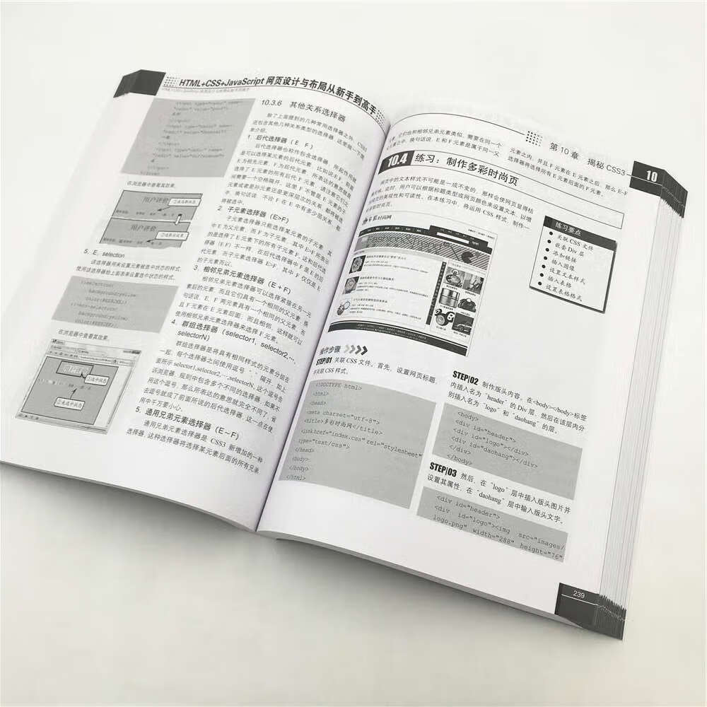 从新手到高手：HTML+CSS+JavaScript网页设计与布局 从新手到高手