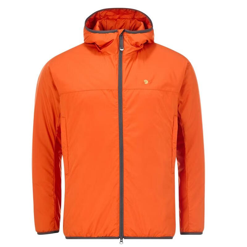 北极狐（FJALLRAVEN）男士保暖外套保暖防风轻量户外夹克连帽中层保暖衣秋冬新款外套 HOKKAIDO ORANGE 均码 |M