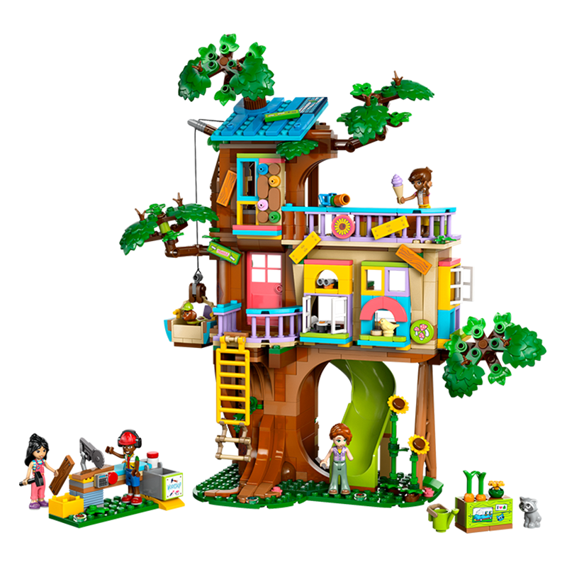 樂高（LEGO）積木拼裝好朋友42652 歡聚友誼樹屋女孩兒童玩具學生教育優(yōu)惠