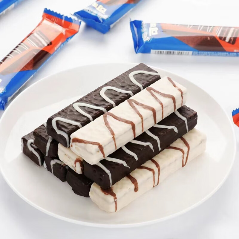 奧利奧（Oreo）億滋奧利奧巧克力棒可可棒夾心威化餅干散裝牛奶巧克力味休閑零食 2斤混合口味1000g