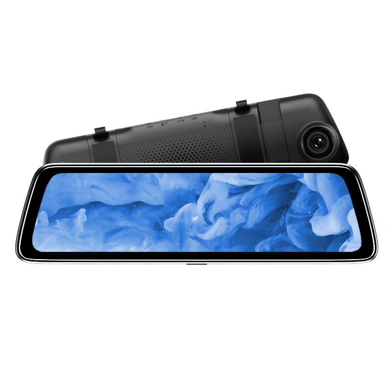 盯盯拍超清全景夜視流媒體后視鏡前后雙攝倒車影像24H停車監(jiān)控 黑色 雙鏡頭_標(biāo)配