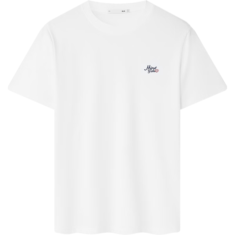 海澜之家（HLA）短袖T恤男26新款亦心即为系列凉感短袖男夏季 本白P2 L 175/92A 推荐137~150斤