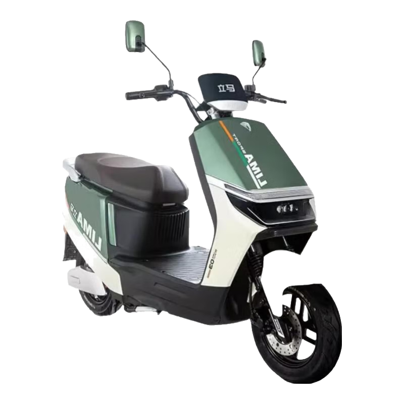 立馬電動(dòng)車(chē)H5二代72V長(cháng)續航電動(dòng)摩托車(chē)1500W大功率電摩男女電瓶車(chē) 海岸灰/72V37A超威石墨烯電池