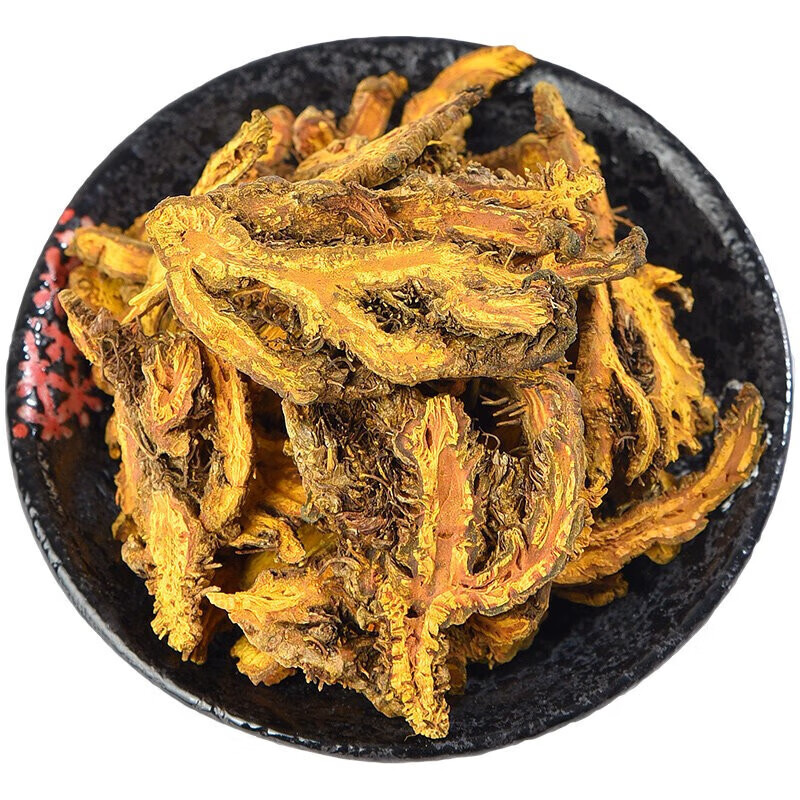 四川黄连中药材鸡爪连黄莲峨眉黄莲片单支黄连粉 5-8年川黄连片250g 【峨眉高山货】