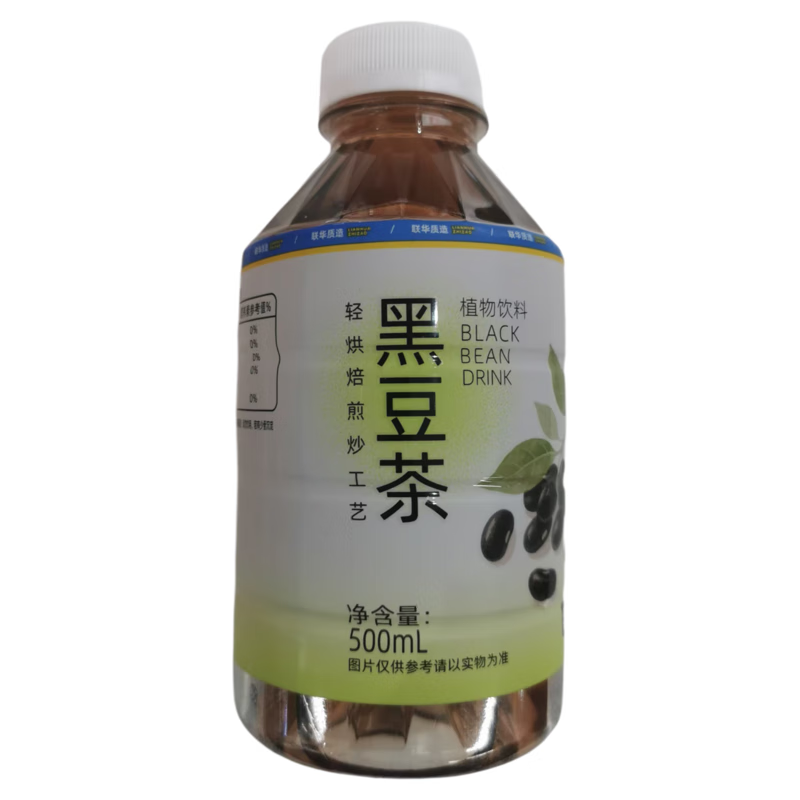 优飨黑豆茶饮料500ml瓶装植物饮品0能量植物饮料