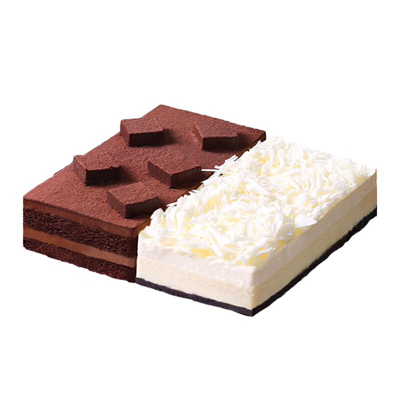 諾心（Lecake）雪松秘境雙拼巧克力生日蛋糕下午茶網(wǎng)紅甜品兒童蛋糕同城配送 重要_鮮制蛋糕按備注時間發(fā)貨 約1磅_454克(2-4人食_含5套餐具)